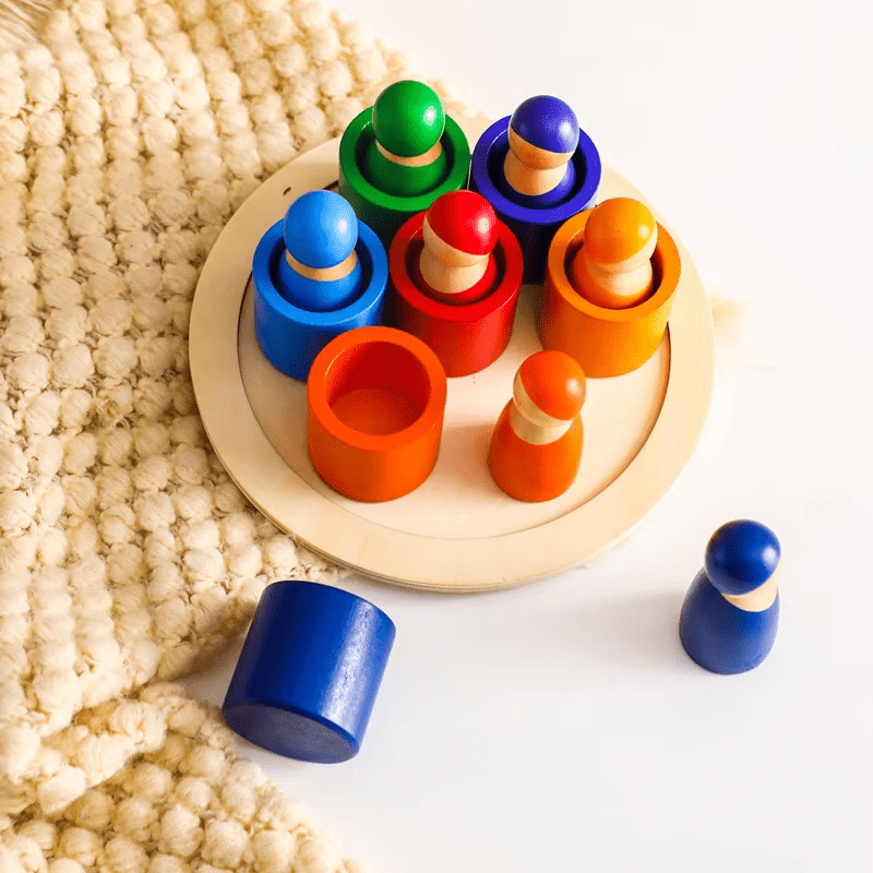 Wooden Colour Sorting Set