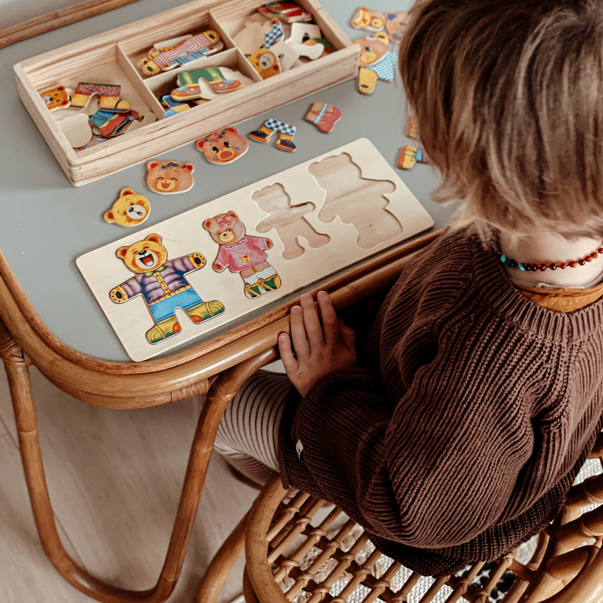 Woods™ | Boris Wooden Dress-Up Puzzle