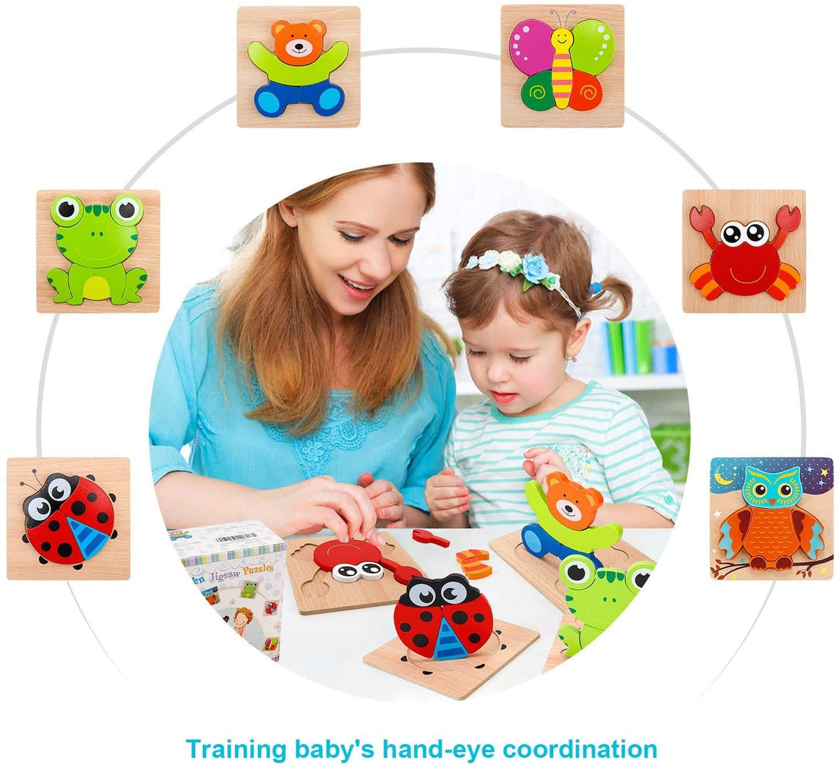 Animal Puzzle Set – Match, Learn & Play