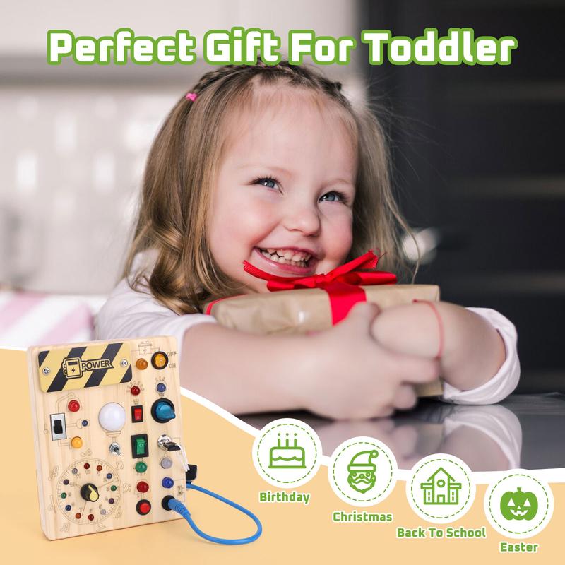 Wooden Light & Switch Busy Board