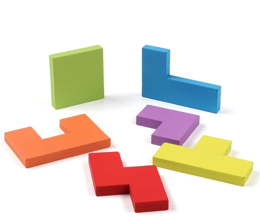Woods™ | Montessori Block Puzzle – Fit, Build & Solve