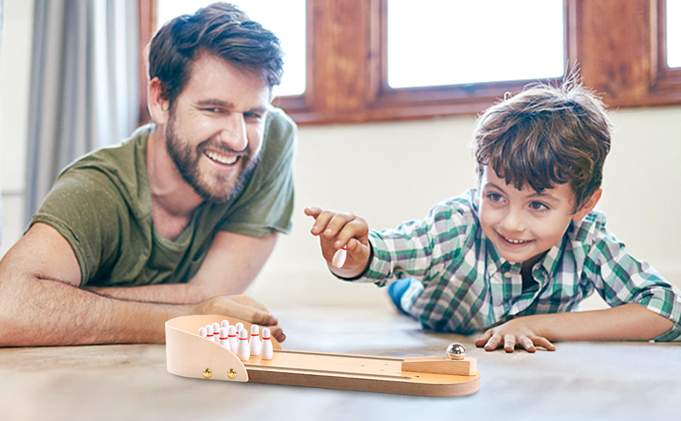 Woods™ | Mini Wooden Bowling Game