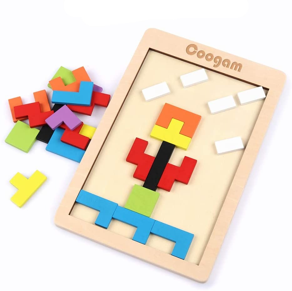 Woods™ | Montessori Block Puzzle – Fit, Build & Solve