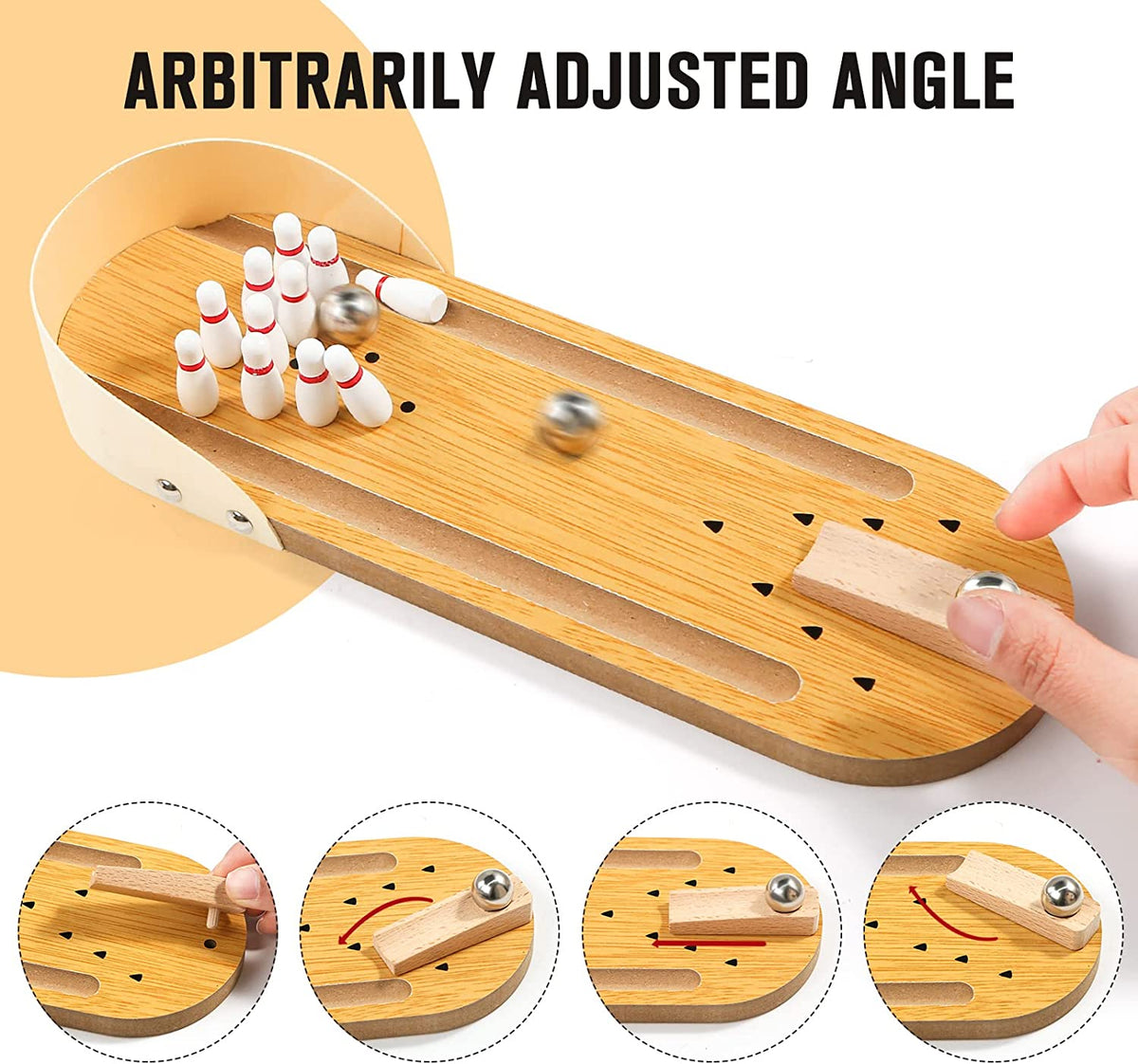 Woods™ | Mini Wooden Bowling Game