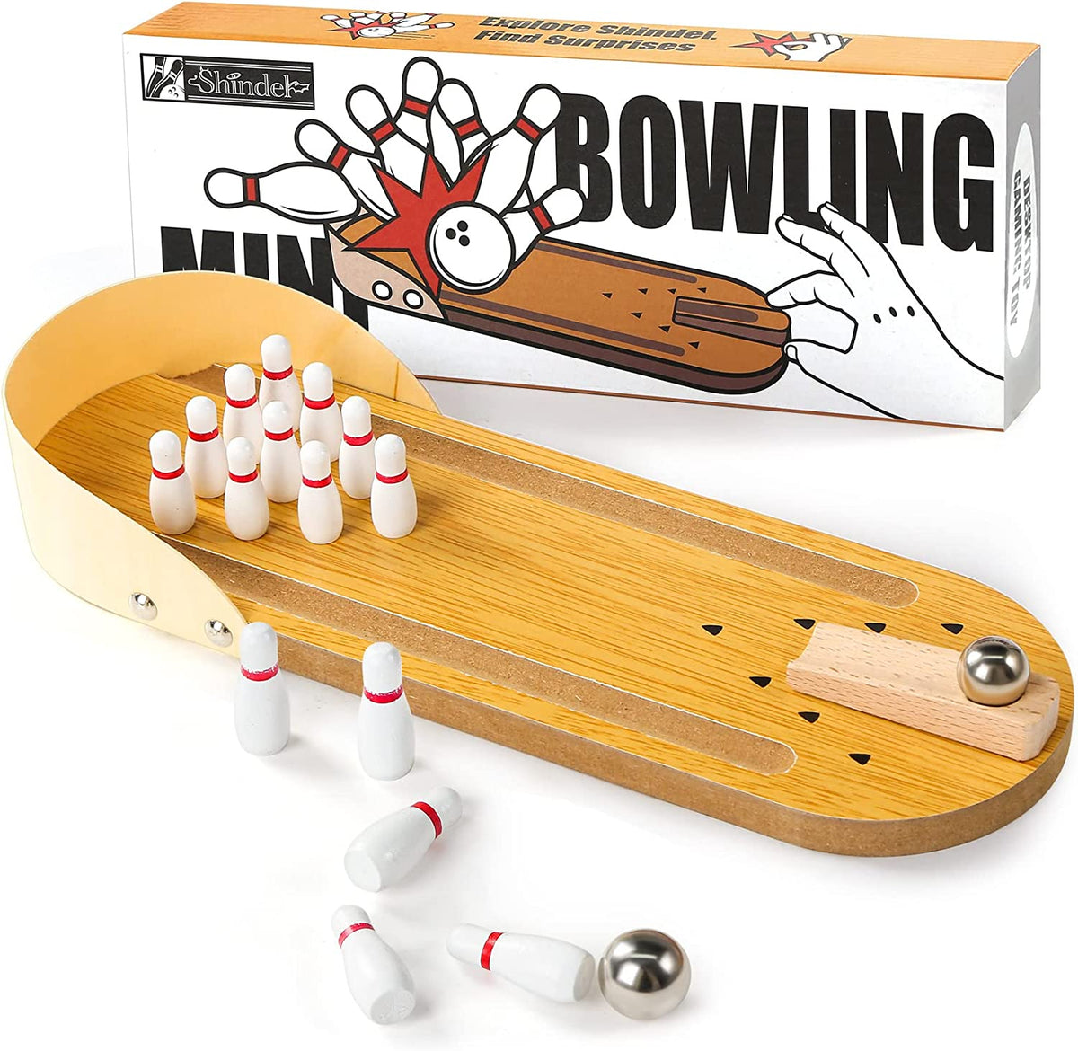 Woods™ | Mini Wooden Bowling Game