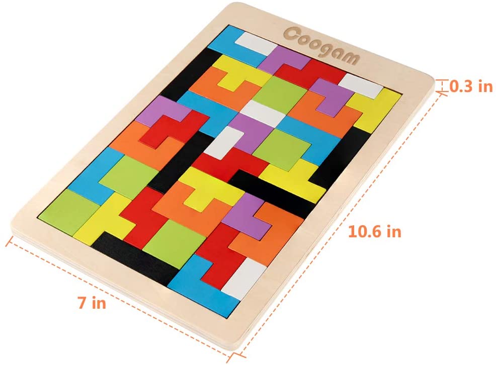 Woods™ | Montessori Block Puzzle – Fit, Build & Solve