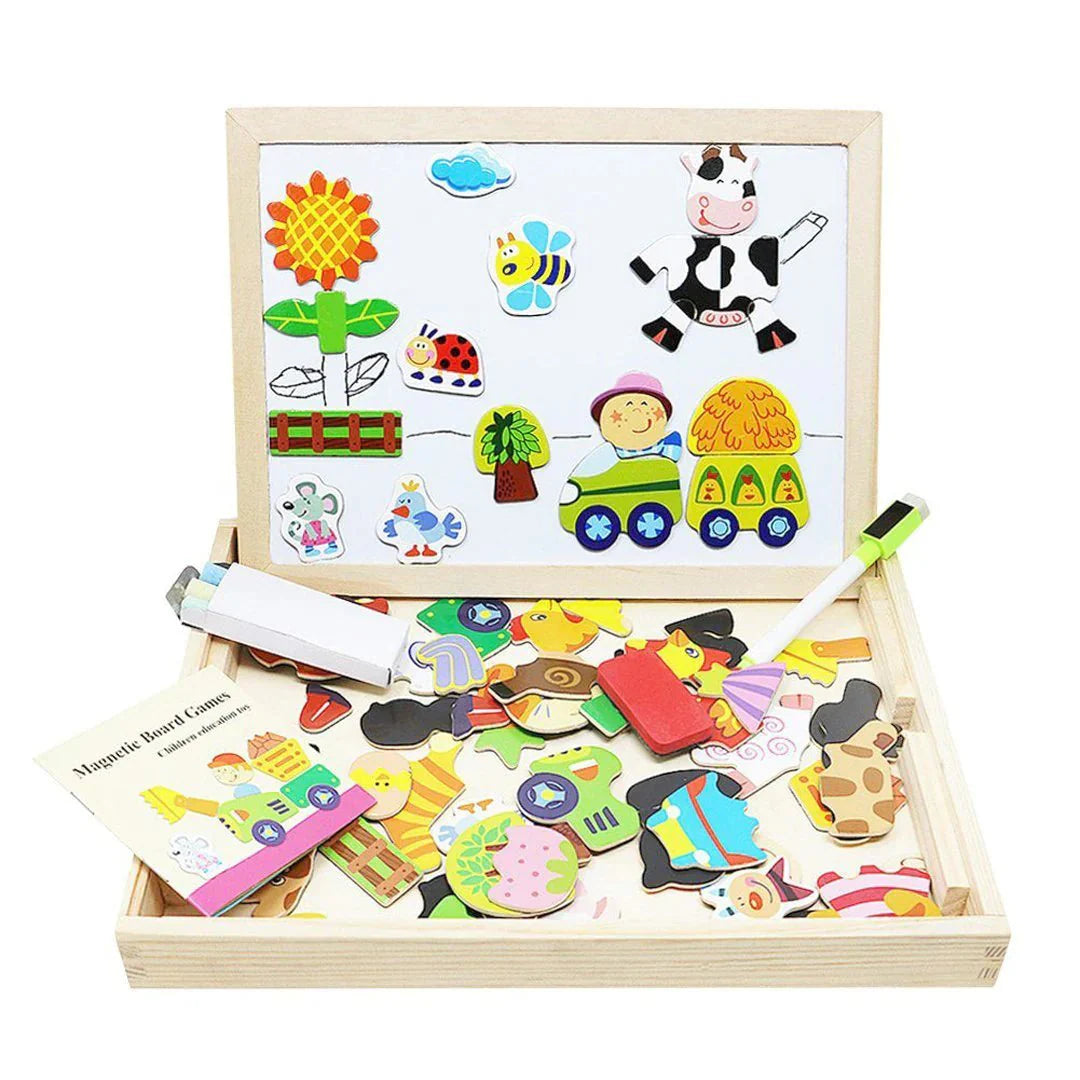 Montessori Double-Sided Drawing Board – Draw, Learn & Create
