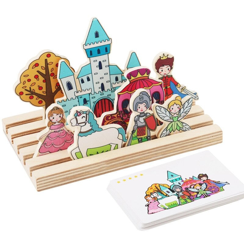 Woods™ | Montessori 3D Matching Puzzle