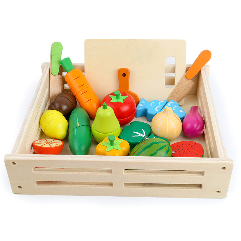 Woods™ | Wooden Fruit & Veg Cutting Set