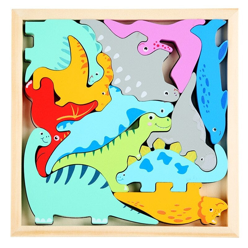 Woods™ | Montessori Wooden Shape Puzzle