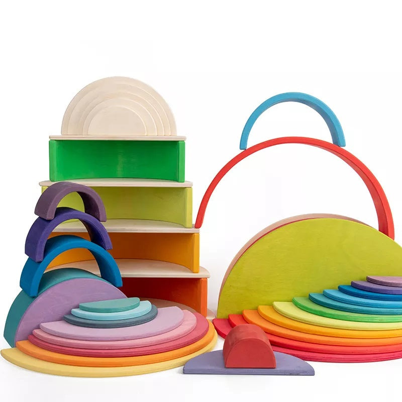 Woods™ | Montessori Semi-Circle Stacking Set