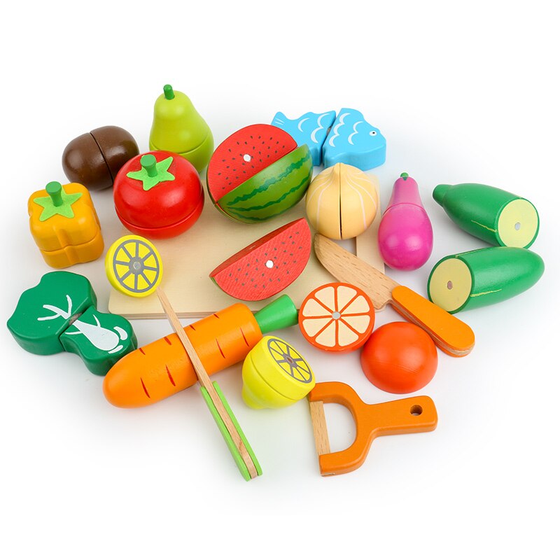 Woods™ | Wooden Fruit & Veg Cutting Set