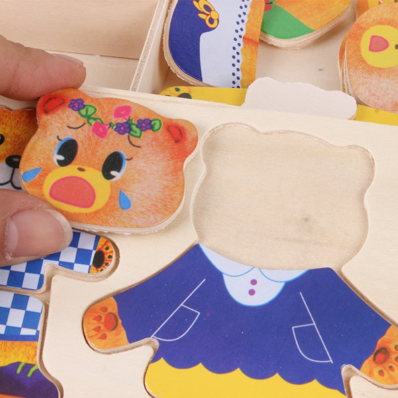 Woods™ | Boris Wooden Dress-Up Puzzle
