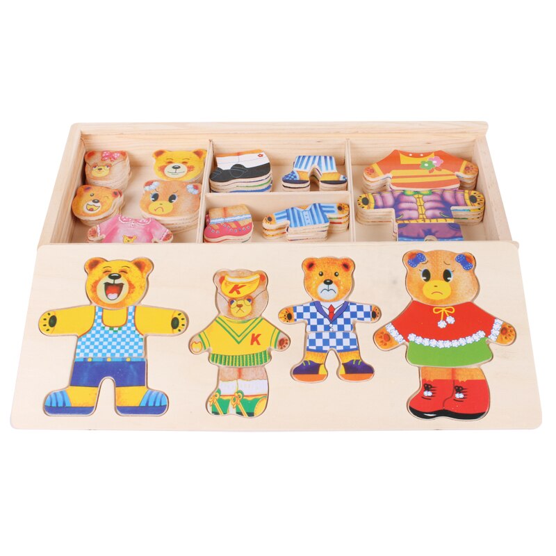 Woods™ | Boris Wooden Dress-Up Puzzle