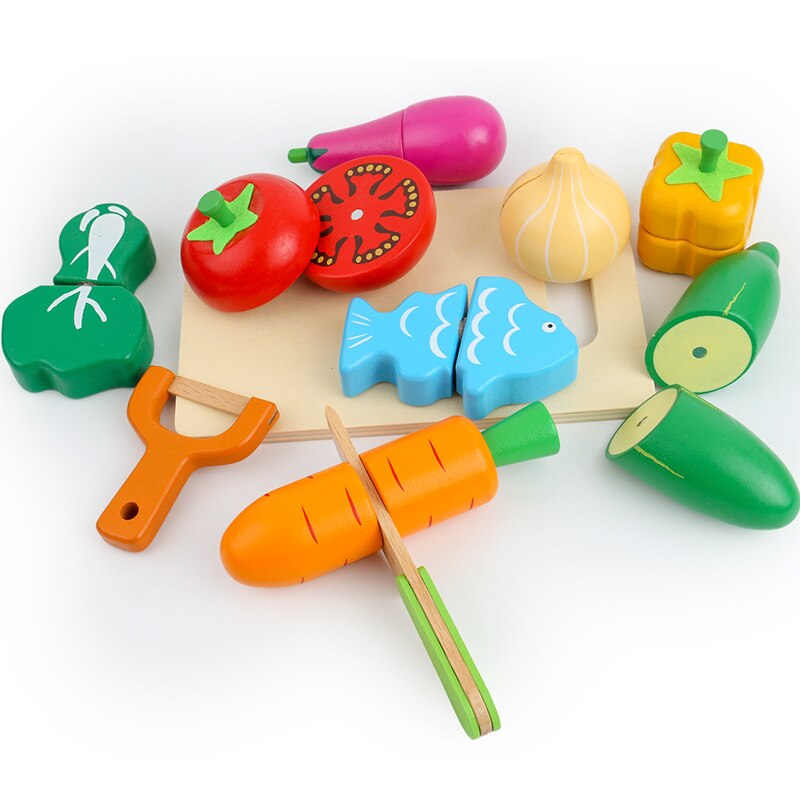 Woods™ | Wooden Fruit & Veg Cutting Set
