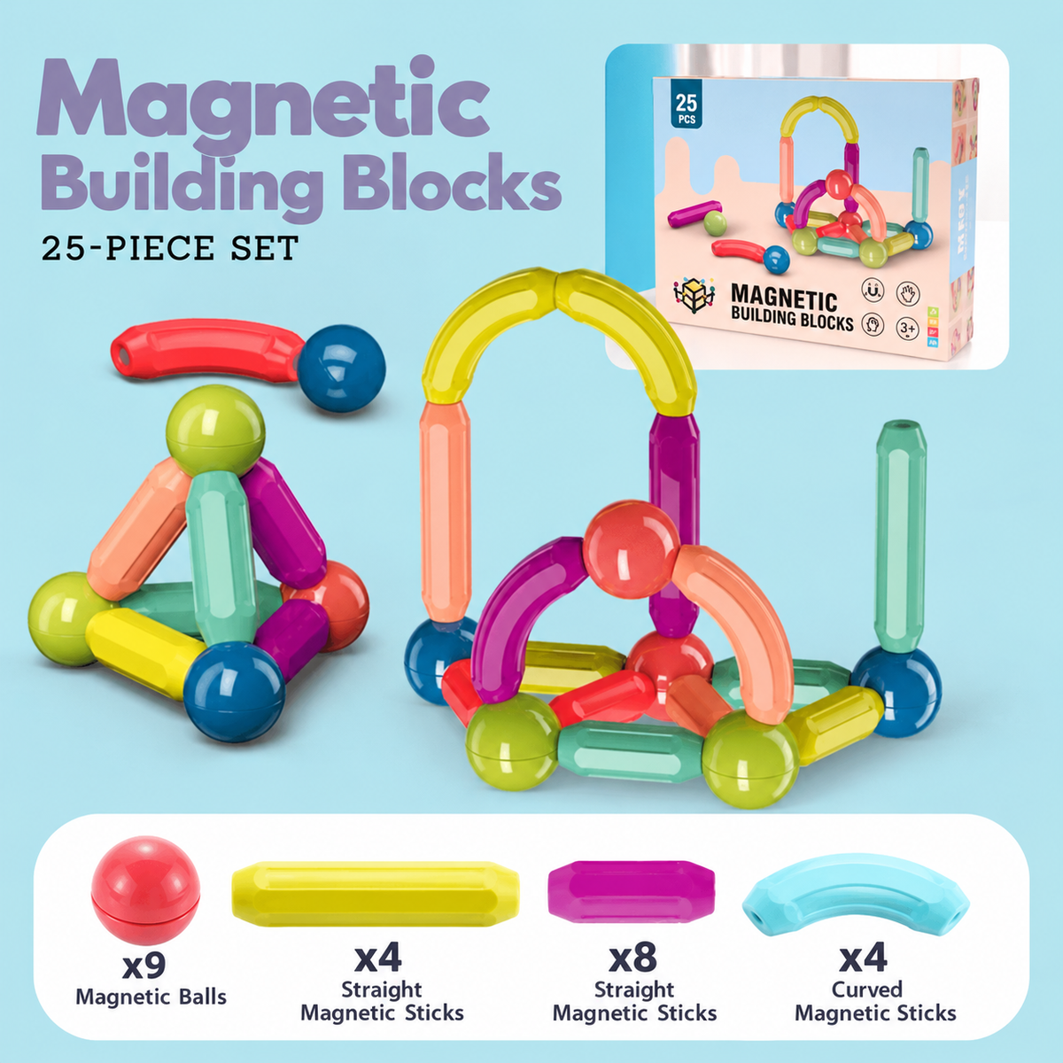 Magnetic Building Blocks - Stimulate Development