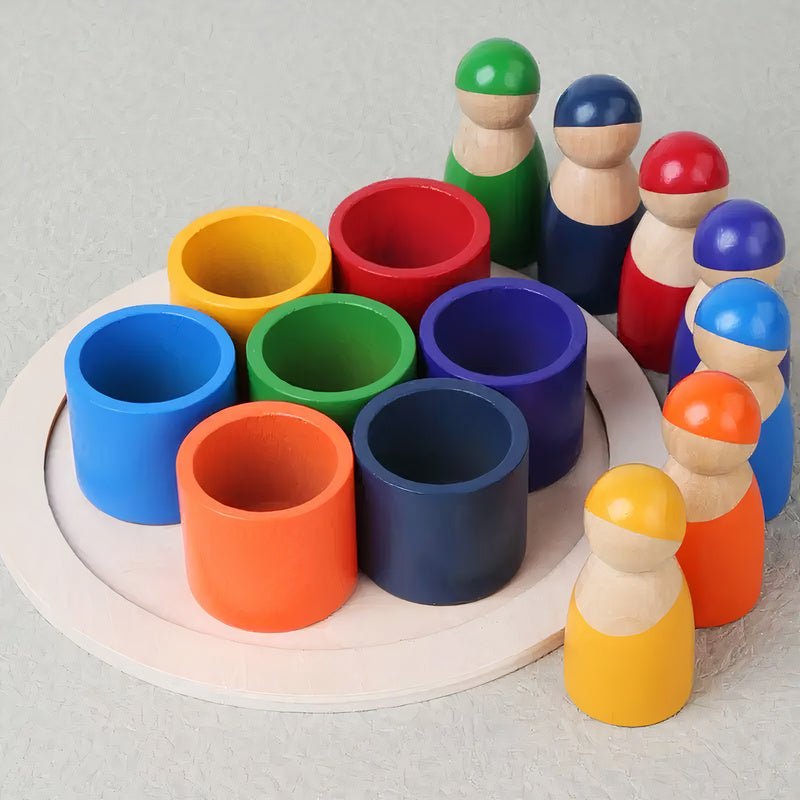 Wooden Colour Sorting Set