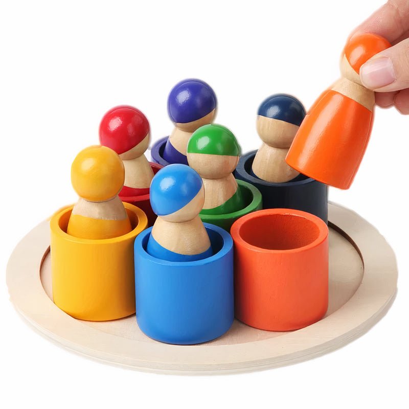 Wooden Colour Sorting Set