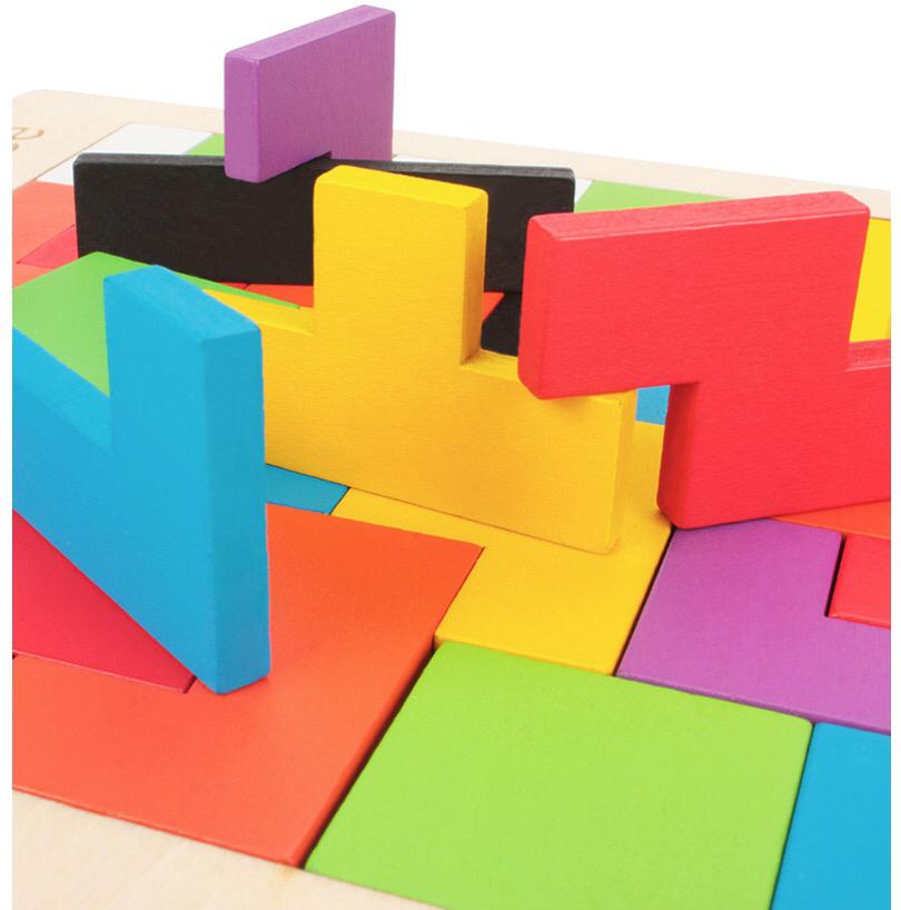 Woods™ | Montessori Block Puzzle – Fit, Build & Solve