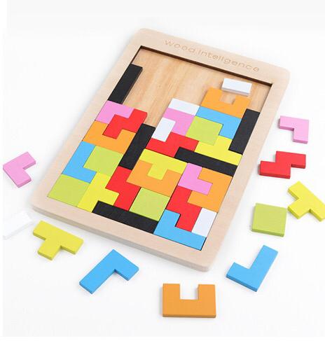 Woods™ | Montessori Block Puzzle – Fit, Build & Solve
