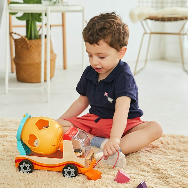 Woods™ | Wooden Shape Sorter Cement Mixer