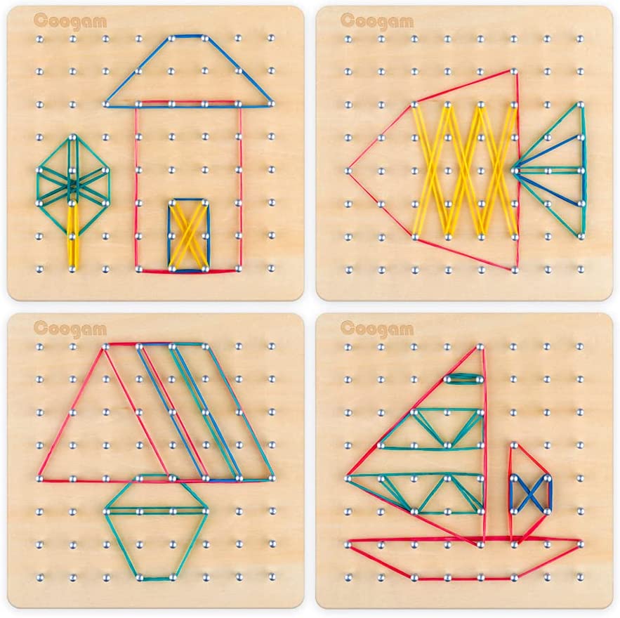 Woods™ | Wooden Geometric Pattern Board