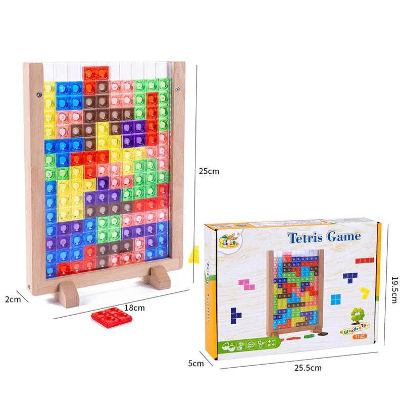 Woods™ | 3D Wooden Tetris Board