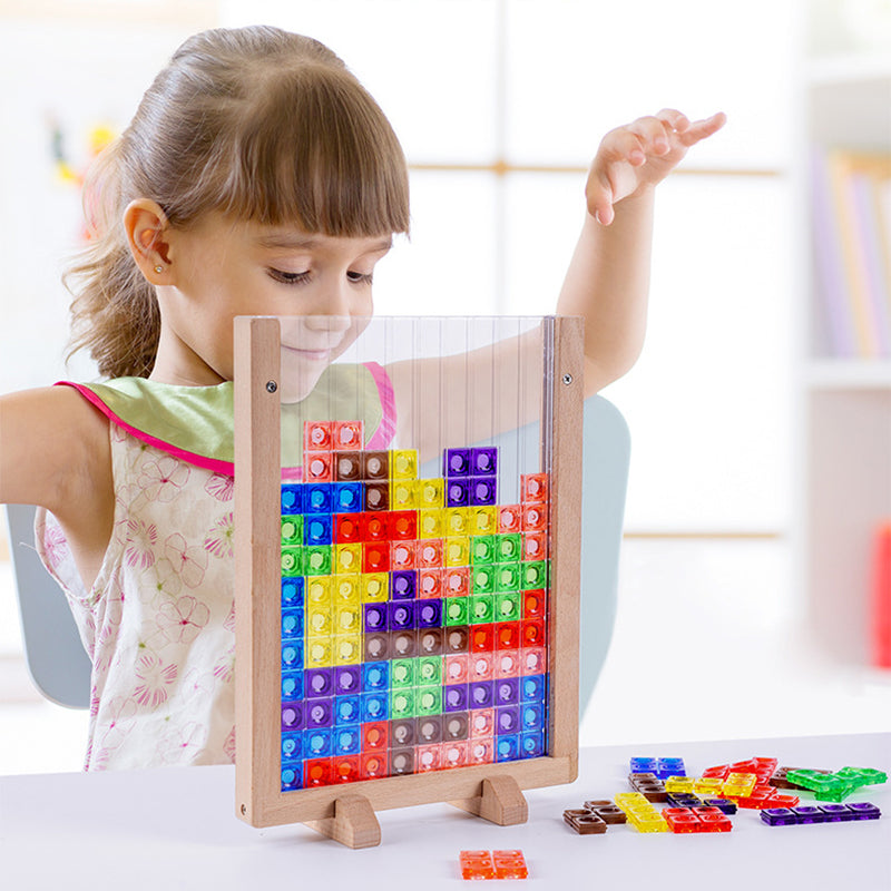 Woods™ | 3D Wooden Tetris Board