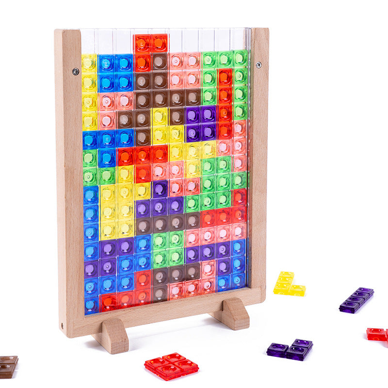 Woods™ | 3D Wooden Tetris Board