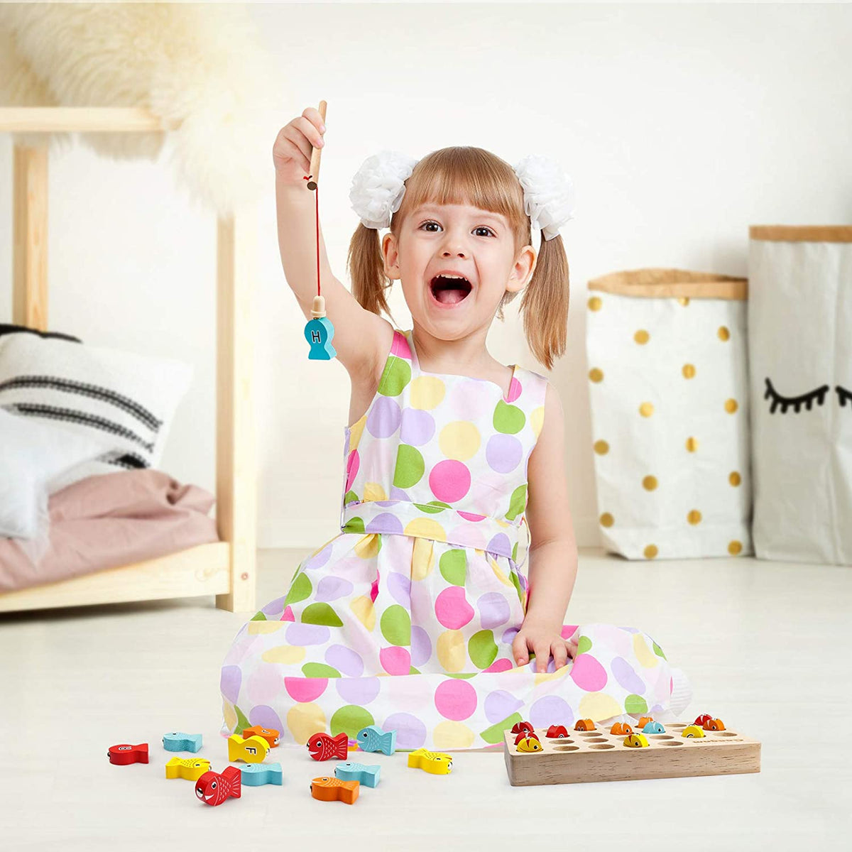 Woods™ | Magnetic Alphabet Fishing Game