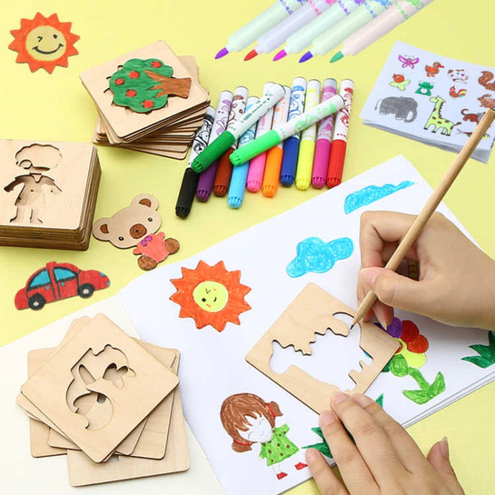 Woods™ | Creative Drawing Stencil Set