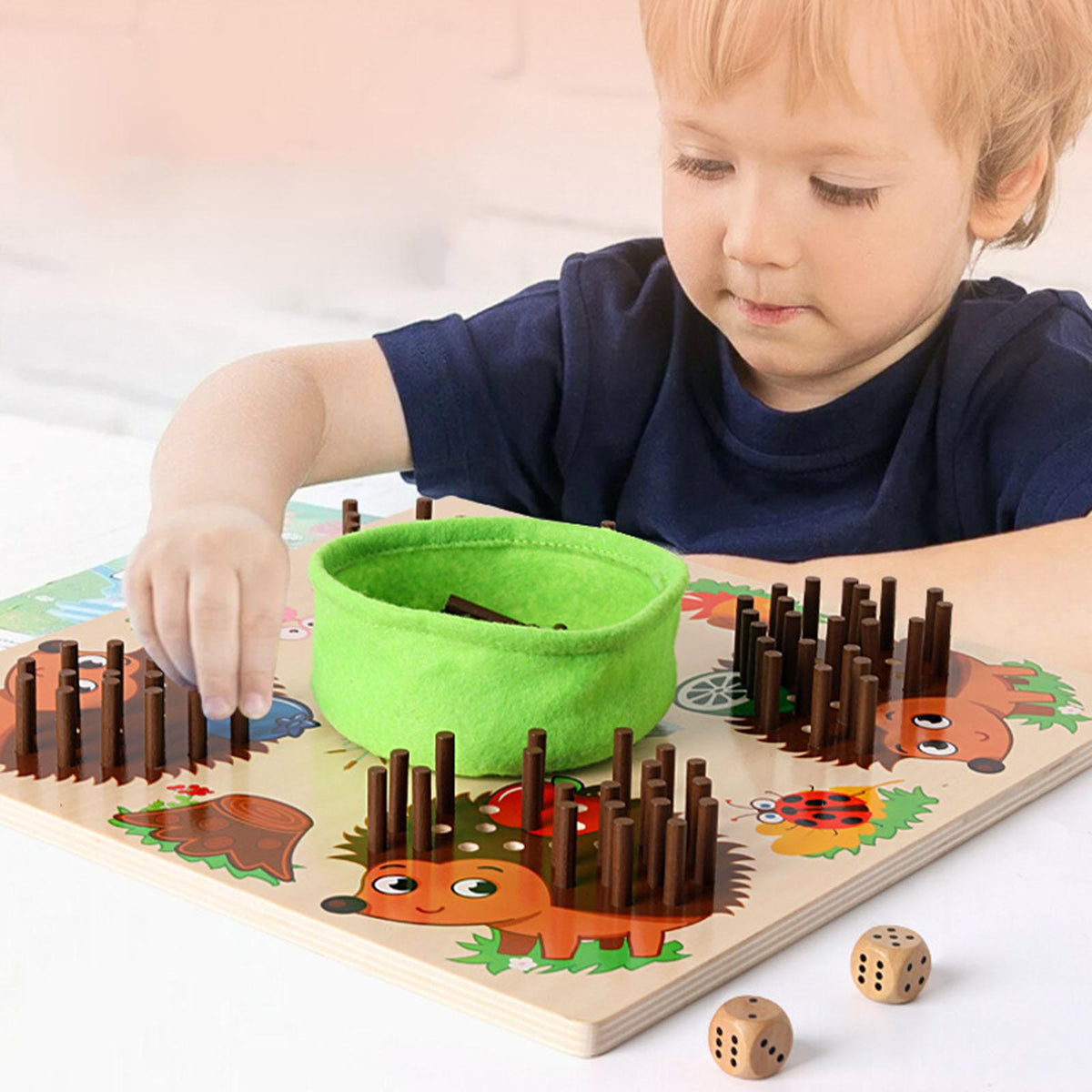 Woods™ | Hedgehog Maths Game – Roll, Count & Add