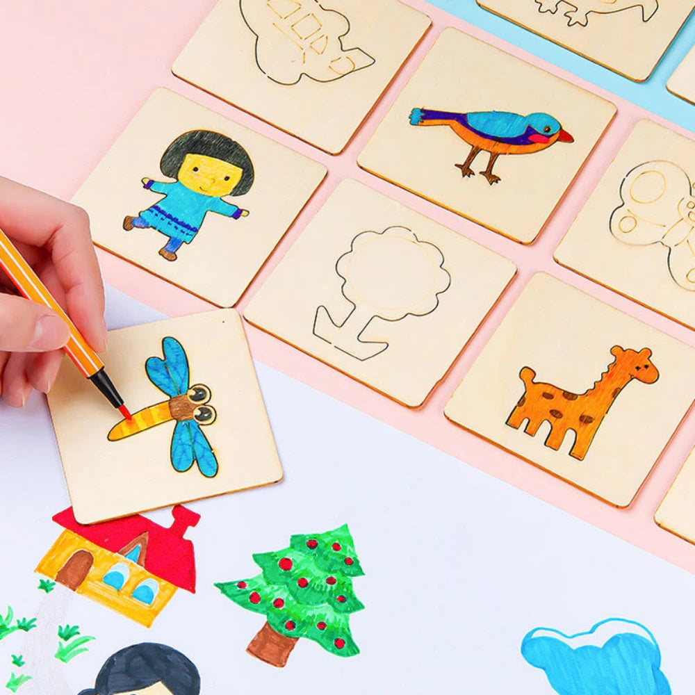 Woods™ | Creative Drawing Stencil Set