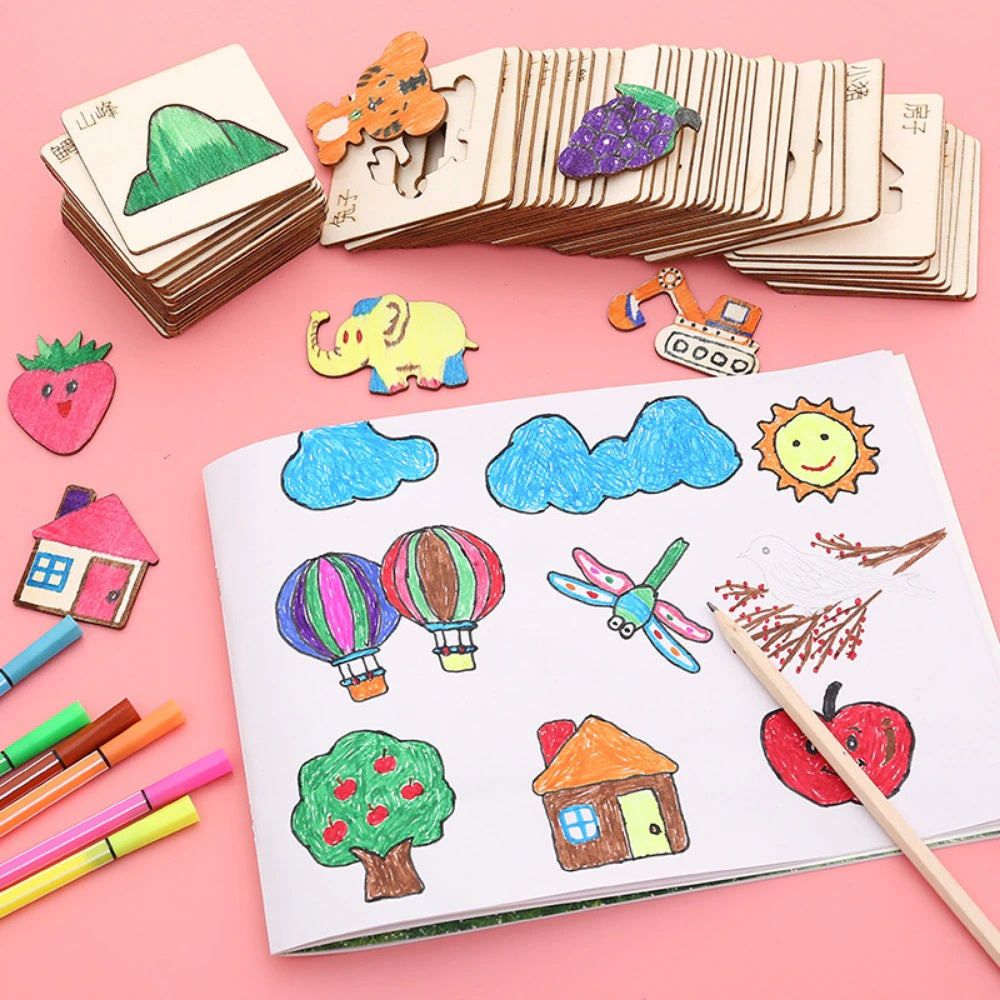 Woods™ | Creative Drawing Stencil Set