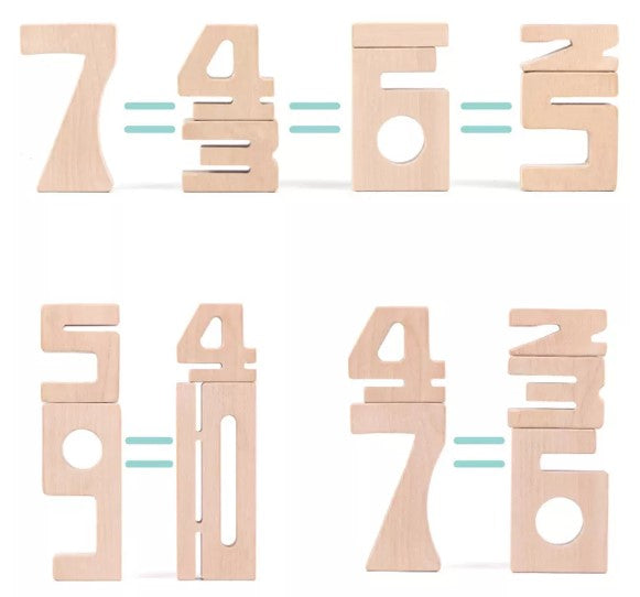 Woods™ | Montessori Wooden Number Blocks