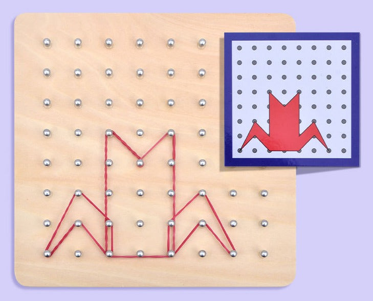 Woods™ | Wooden Geometric Pattern Board