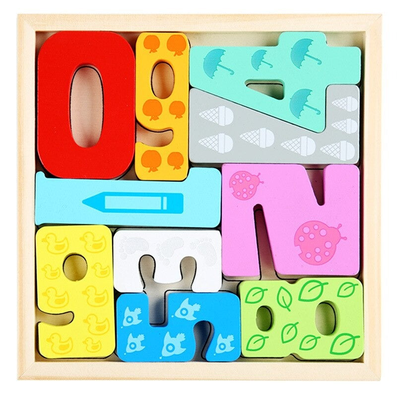 Woods™ | Montessori Wooden Shape Puzzle