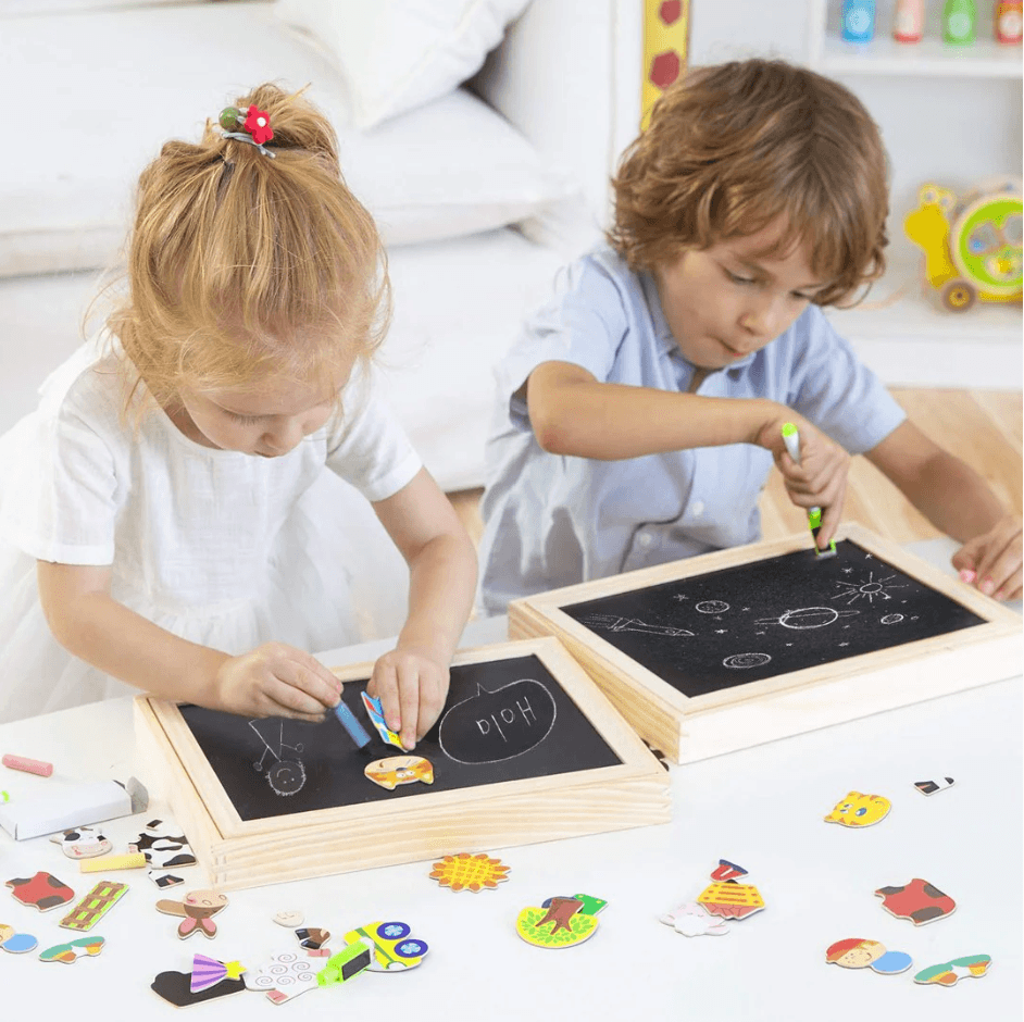 Montessori Double-Sided Drawing Board – Draw, Learn & Create