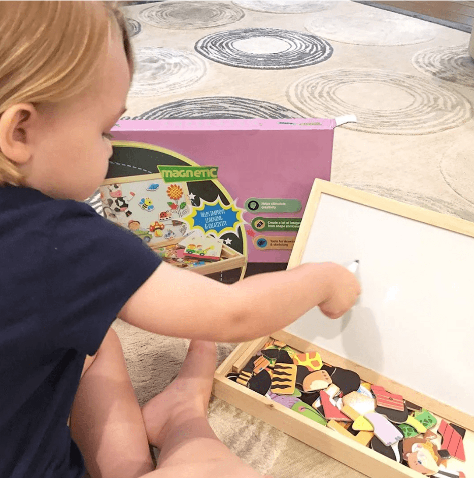 Montessori Double-Sided Drawing Board – Draw, Learn & Create