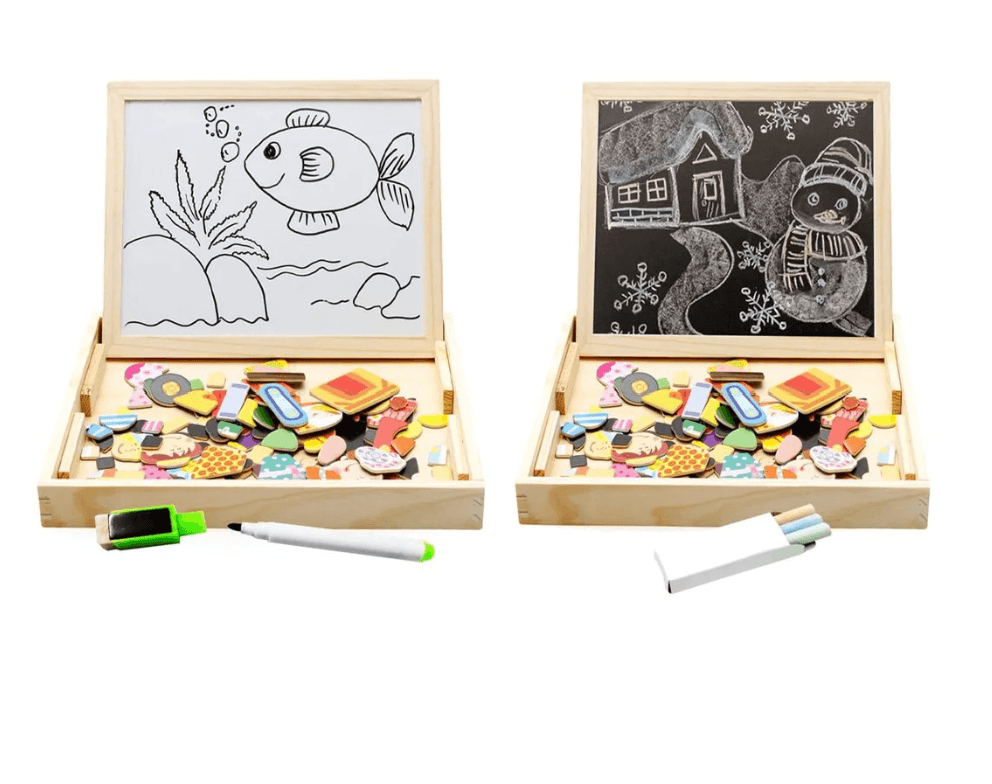 Montessori Double-Sided Drawing Board – Draw, Learn & Create