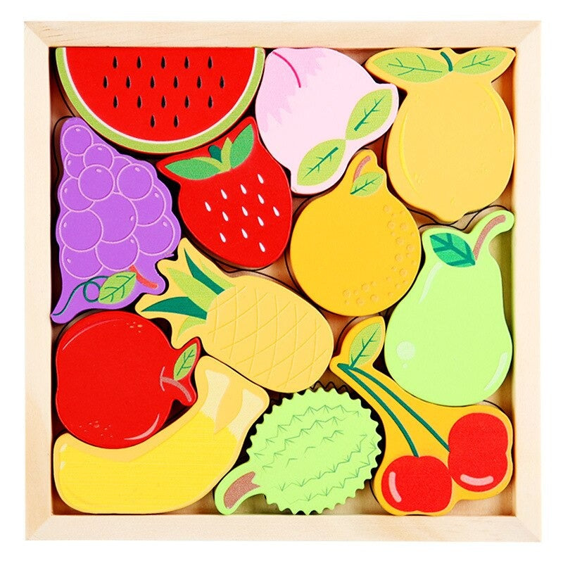 Woods™ | Montessori Wooden Shape Puzzle