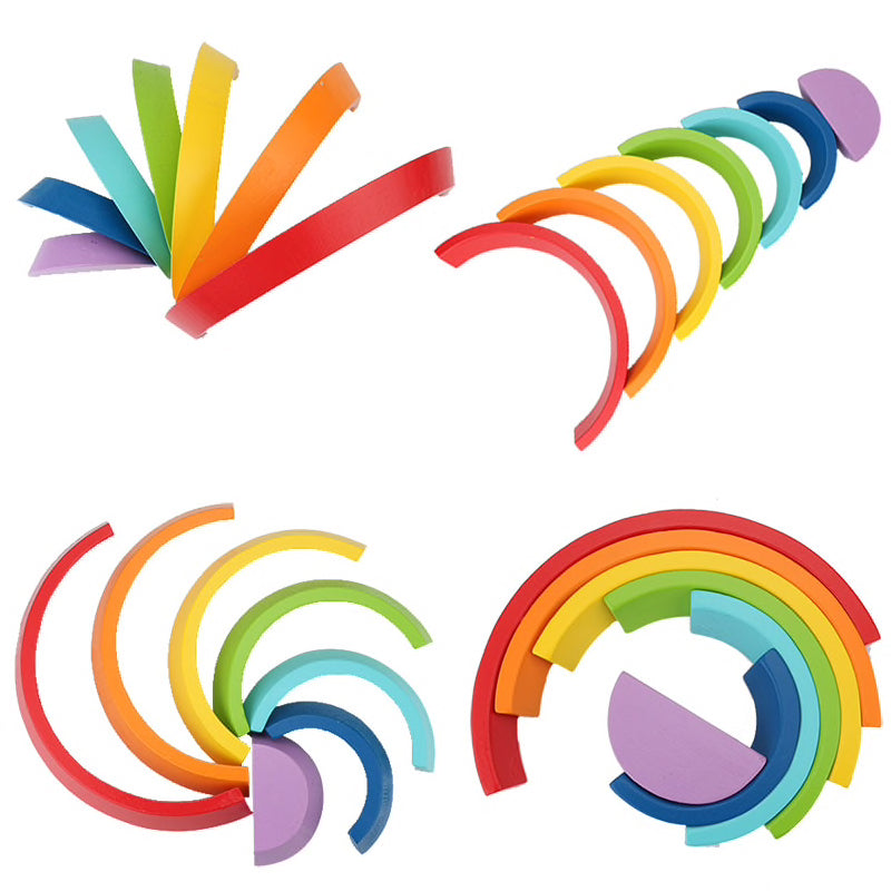 Woods™ | Montessori Wooden Rainbow
