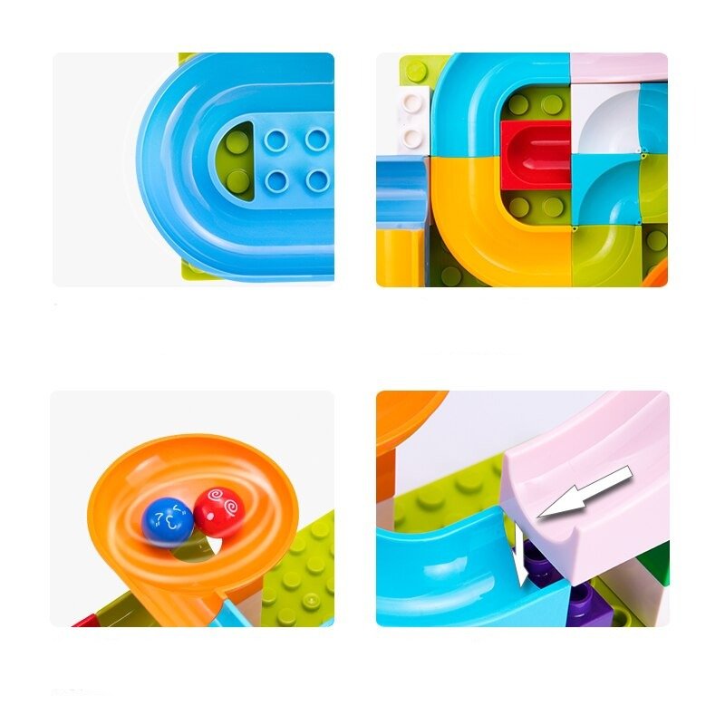 Montessori Playblox Puzzle Set - Marble Run