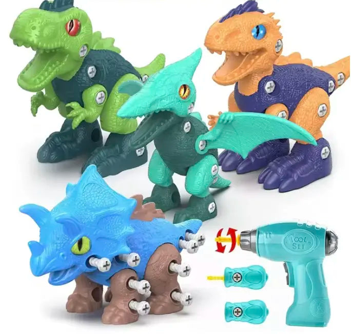 Montessori Dino - Build & Drill Set